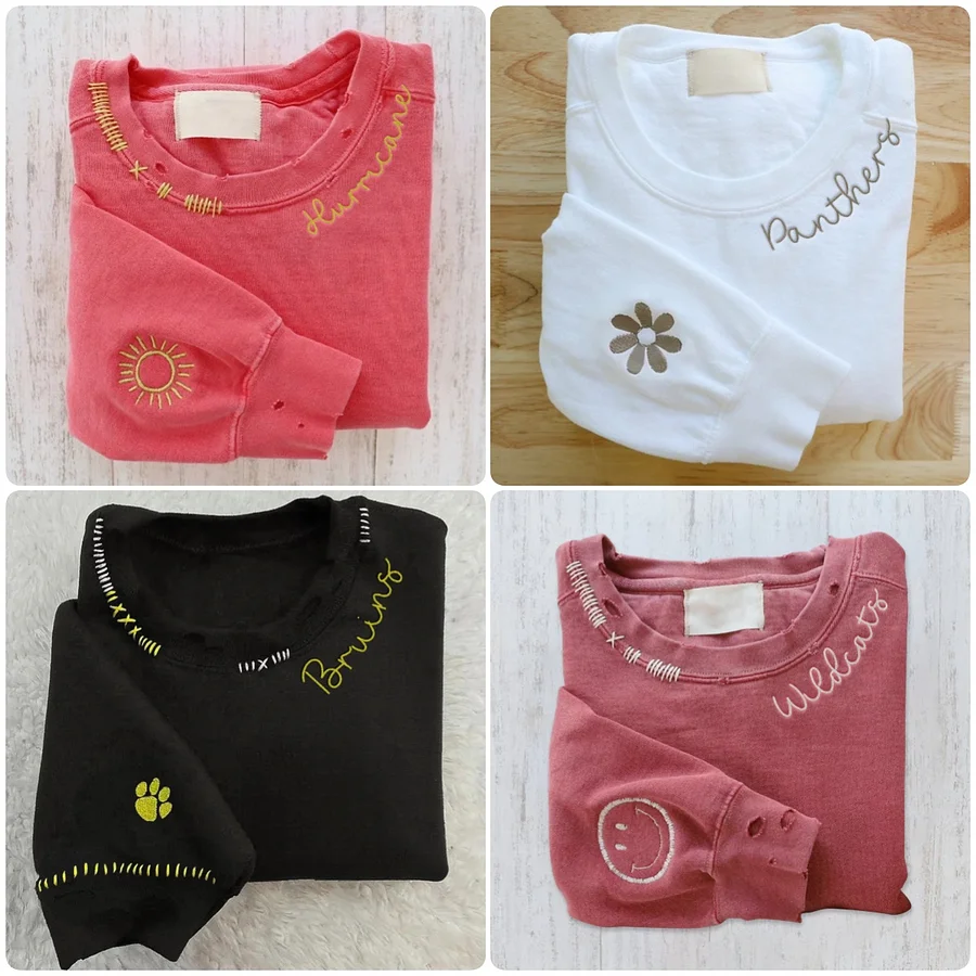 VINTAGE CUSTOM Classic Hockey Crewneck Sweatshirt 🏒👕