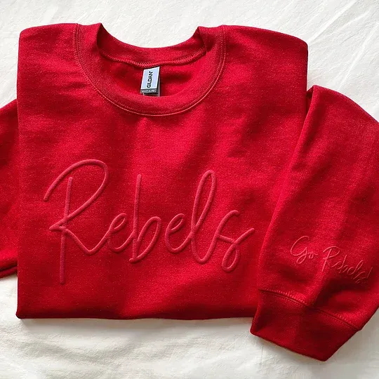 Custom 3D PUFF Print Team Name Sweatshirt