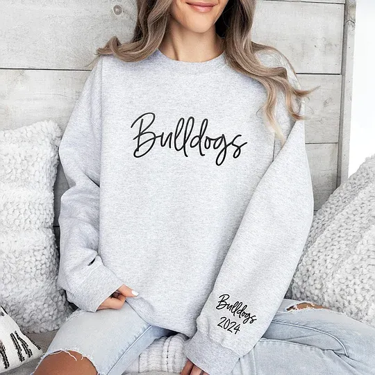 Custom 3D PUFF Print Team Name Sweatshirt