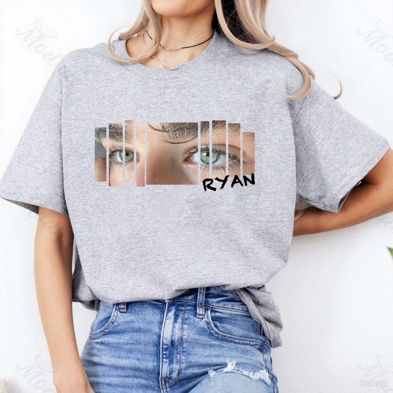Custom Eyes Shirt, Girlfriend Eyes Tee