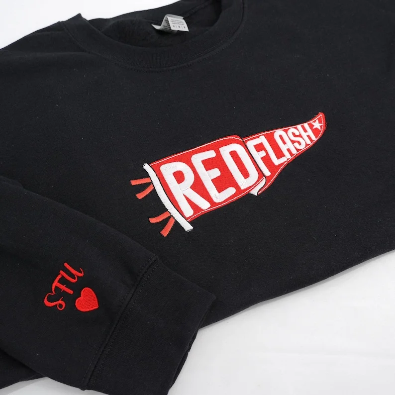 Class of 2025 Embroidered Pennant Hoodie - Custom College Graduation & Game Day Gift