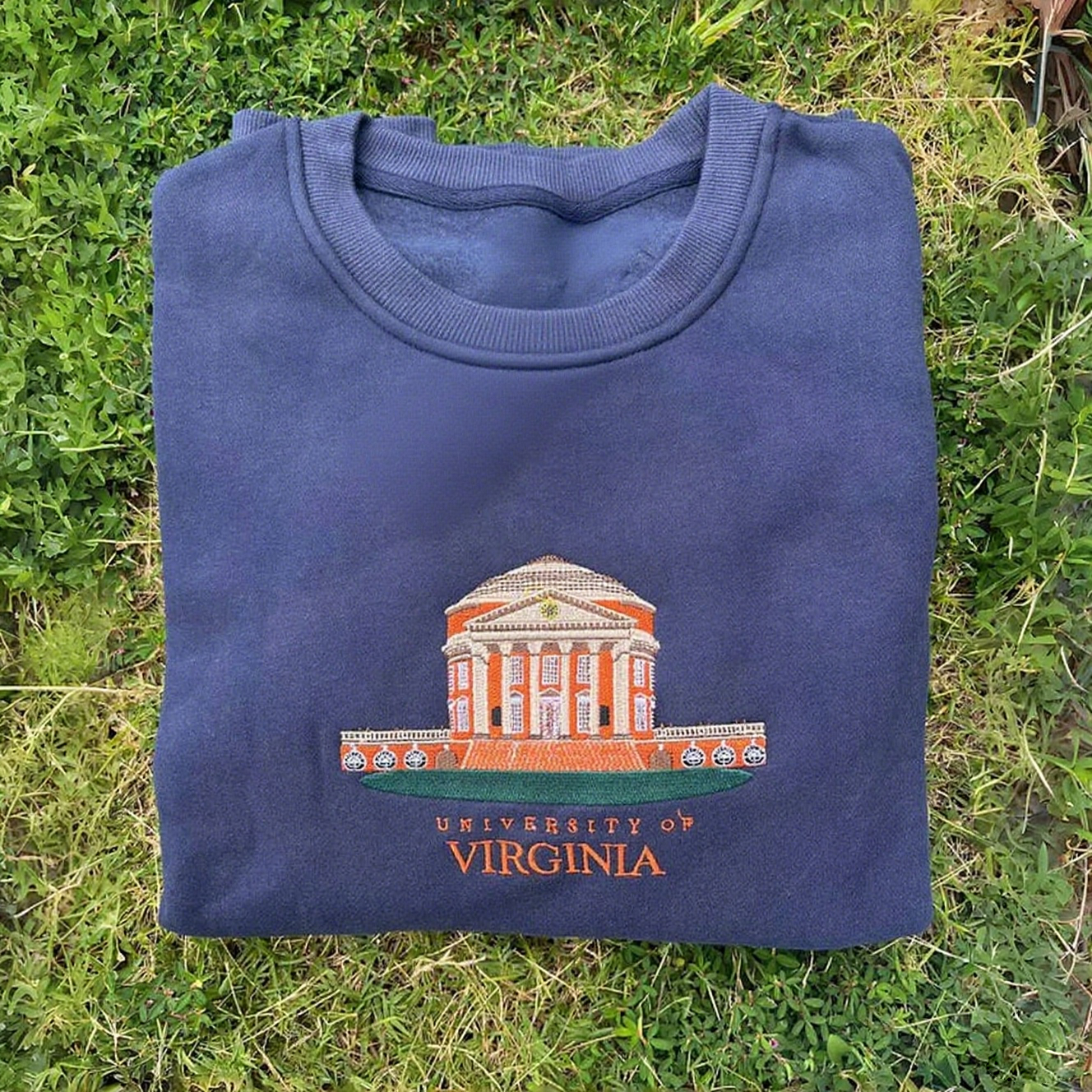 Custom Embroidered ANY State or University Iconic Buildings Crewneck, Hoodie, T-shirt